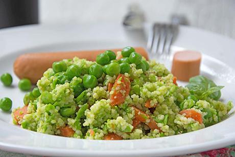 Mandel-Erbsen-Couscous
