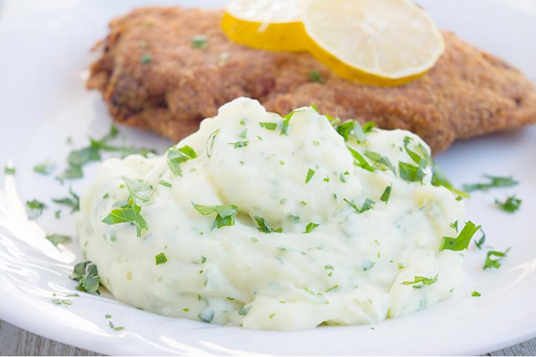 Würziger Kartoffelstock mit Minze