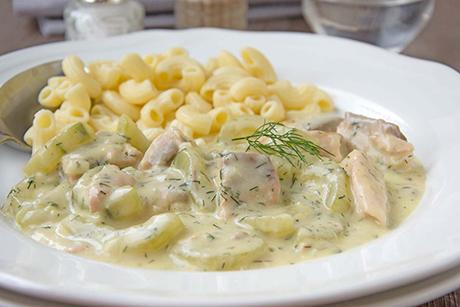 Lachsragout