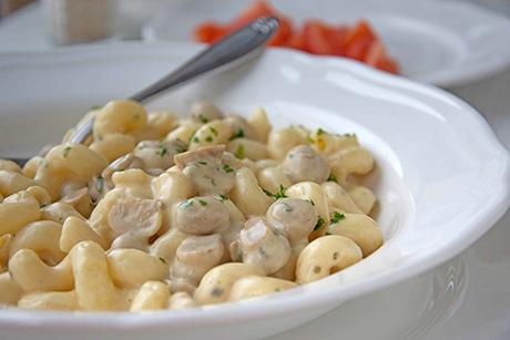 Pasta mit Champignonsauce