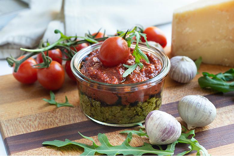 Pesto-Rot-Grün