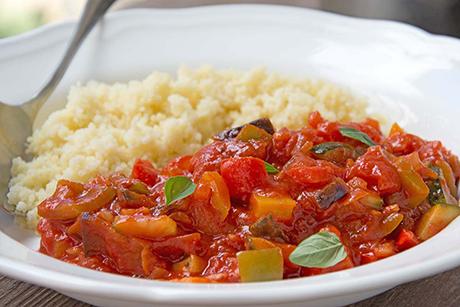Ratatouille-Hirse-Pfanne