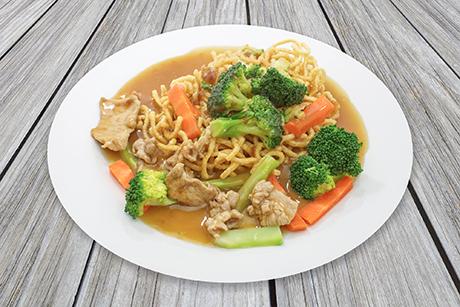 Eiernudeln mit Pak Choi