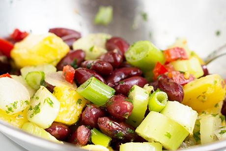 Mango-Bohnen-Salat