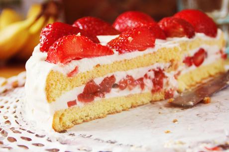 Erdbeertorte