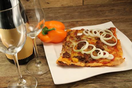 Hackfleischpizza