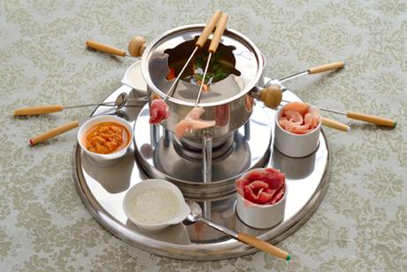 Fondue chinoise mit Saucen