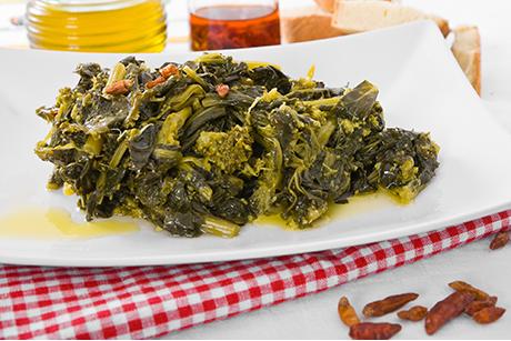 Cime di rapa aus der Pfanne