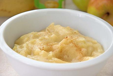 Apfel-Bananen-Mus mit Zimt