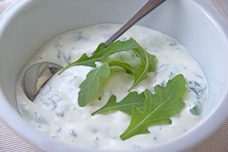 Rucola-Joghurt-Sauce