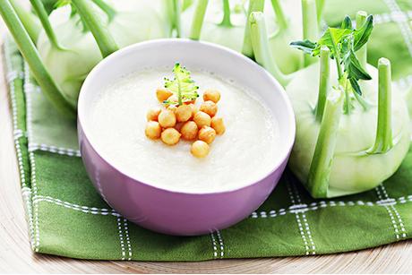 Kohlrabi-Pastinaken-Cremesuppe