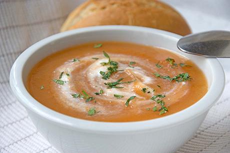 Kürbis-Prosecco-Suppe