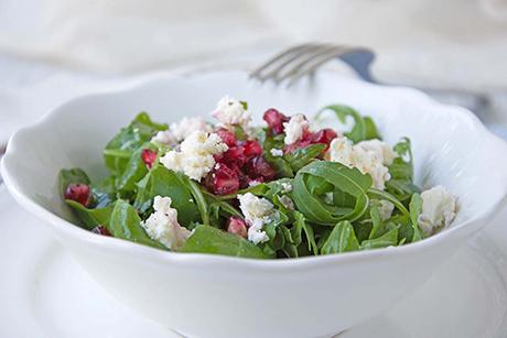 Rucola-Salat mit Fetakäse