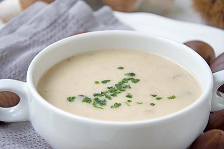 Maroni-Champignon-Cremesuppe