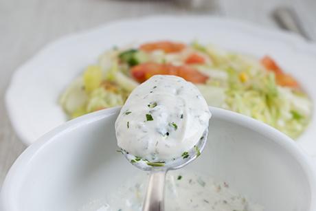 Ziegenfrischkäse-Dressing