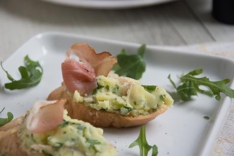 Rucola-Schinken-Aufstrich