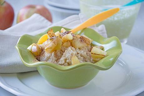Hirse-Apfel-Dessert