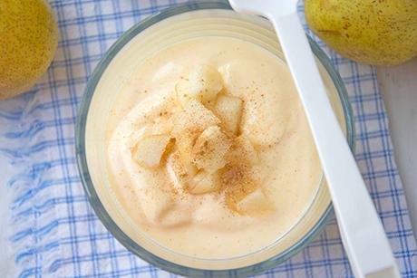 Birnen-Quark mit Honig