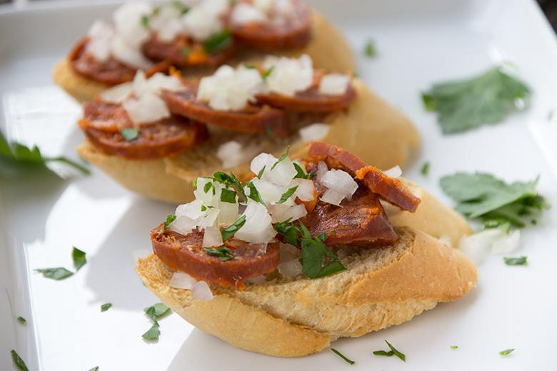 Chorizo-Peterli-Crôutes