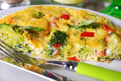 Eierkuchen nach Paleo mit Gemüse