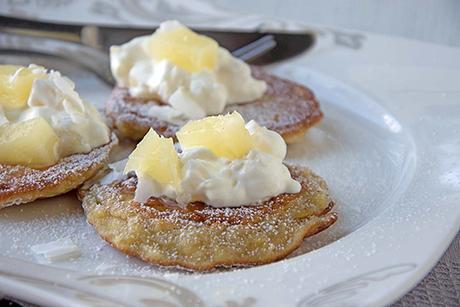 Blini mit Kokosquark
