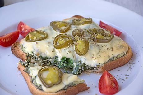Spinat-Toast