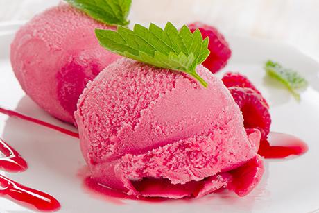 Himbeersorbet