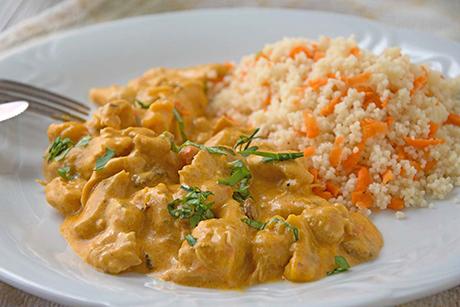 Couscous an cremigem Rahmcurry