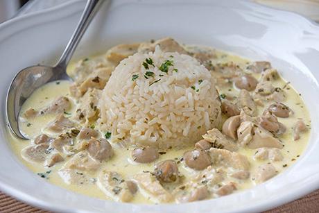 Zürcher Gschnetzeltes mit Kalbfleisch in Pilzsauce