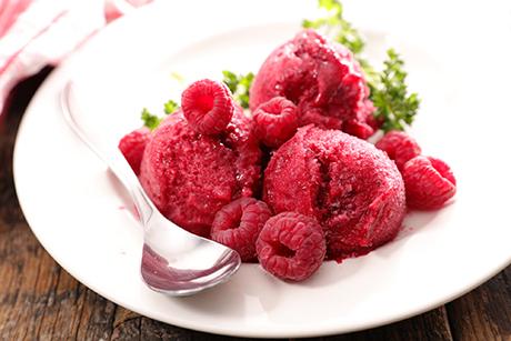 Himbeersorbet