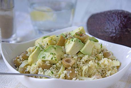 Avocado-Petersilien-Bulgur