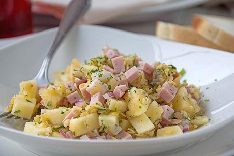 Petersilienwurzel-Linsen-Salat