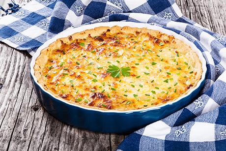Rahmkuchen mit Schnittlauch
