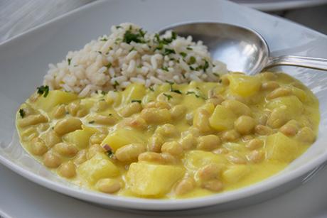 Kartoffel-Bohnen-Curry