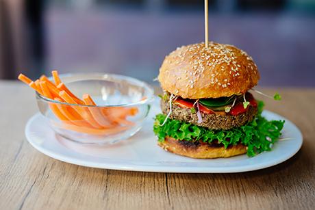 Kichererbsen Burger