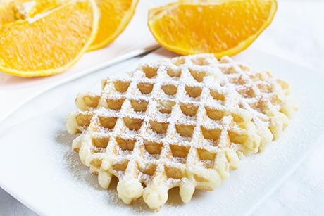 Orangenwaffeln
