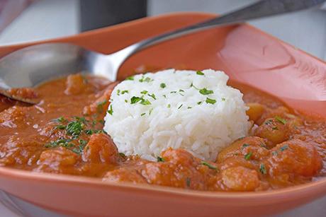 Gulasch mit Reis