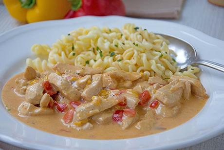 Geschnetzeltes mit Paprika