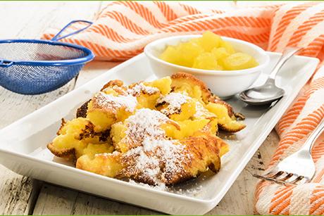 Kaiserschmarrn ohne Rosinen