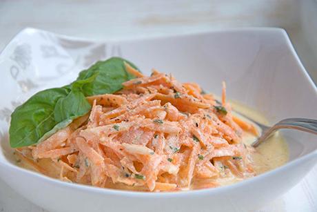 Rüeblisalat mit Ingwer