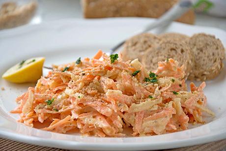 Rüeblisalat mit Ingwer