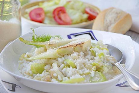 Zitronen-Fenchel-Risotto