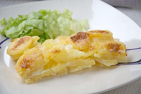 Kartoffelgratin mit Lauch