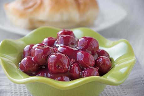 Kirschkompott mit Rotwein