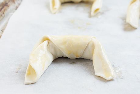 Spinat-Gipfeli mit Ricotta