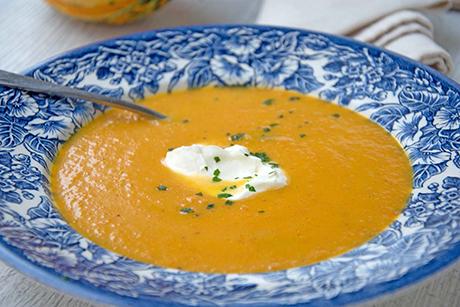 Kürbissuppe mit Rüebli