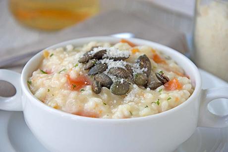 Sämiger Kürbisrisotto