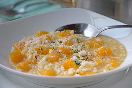 Kürbisrisotto mit Gorgonzola
