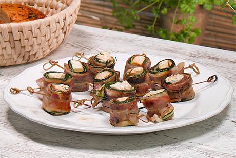 Zucchetti Speck Röllchen