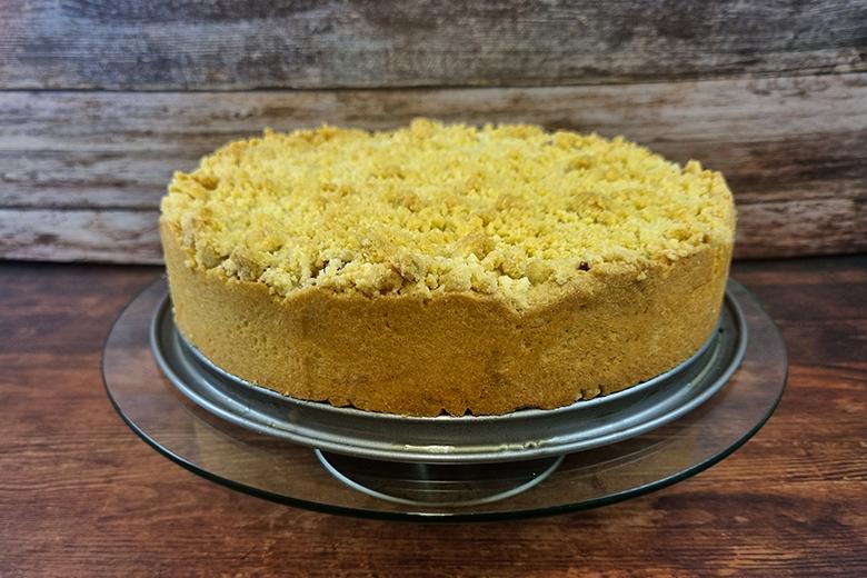Apfelkuchen mit Pudding
